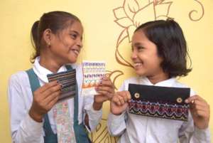 Mbs children have fair trade products they made