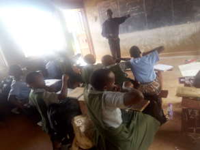 Julius teaching Angle properties in p.7