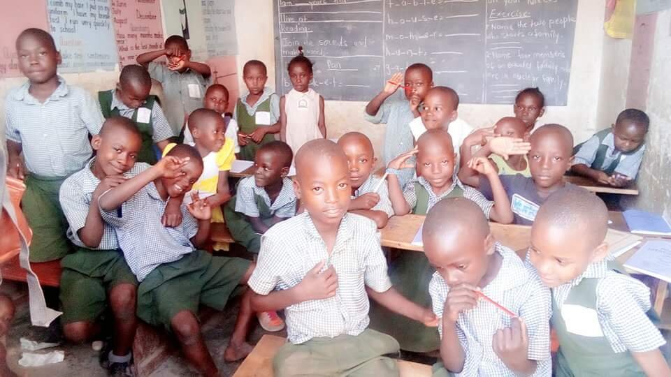 Excitement in class at GLS