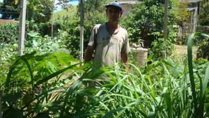 Tree nursery project gave one to Antonio.