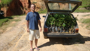 Antonio's saplings going to Wildlife Sanctuary.
