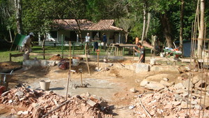 Visitor Center will be here. House in the back.