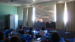 Videos and films to show the environment.