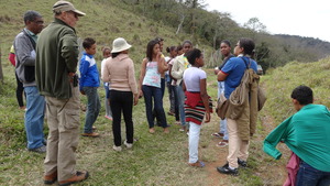 Teachers instructing the children.