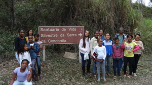 The students Group led by teacher Iracema Brittes