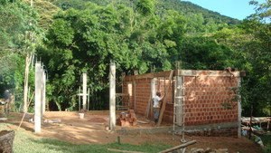 Beginning of the construction of Visitor Center.