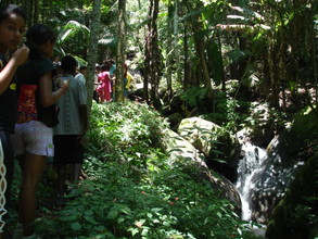 Water is a subject of conversation.