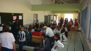 Attentive students.