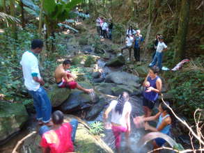 A break near the mountain stream
