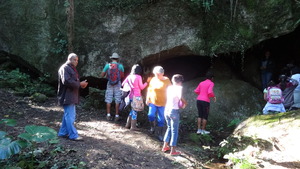 Cave by the trail.