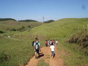 The road to the Wildlife Sanctuary