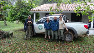 Park rangers support from Serra da Concordia Park.