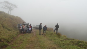 End of "A Day in the Forest" in the clouds.