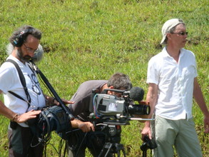 The filming crew