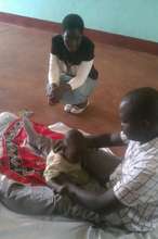 Visit and rehabilitaton in the village