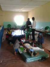 Physiotherapy session at the centre