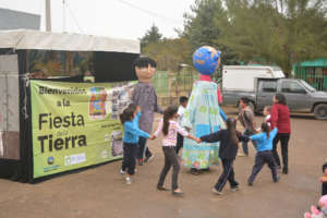 Students participating in interactive theater work