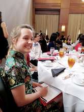 A UNC delegate - Chinese major!