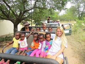 Getting ready for their first game drive!