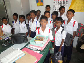 donation of education material for poor children