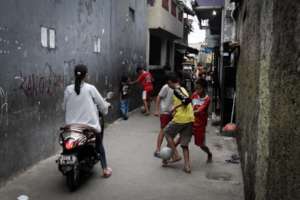 An alleyway in Jakarta (JP/Ben Latuihamallo)
