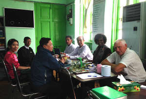 Meeting at the Yangon Justice Center