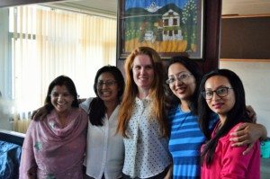 The women lawyers of ILF-Nepal with Betsy