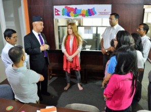 Betsy and Rick with ILF-Nepal staff
