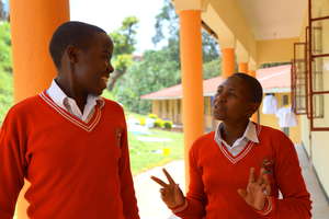 Two Nyaka Secondary Students