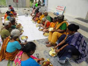 sponsorship of hot meals for destitute elderly
