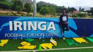 Coach Mina in Tanzania with IDYDC & Common Goal