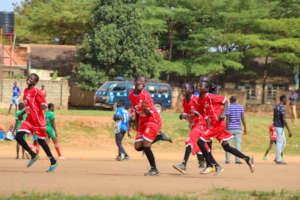 Kampala Girls League in action