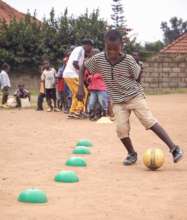 Heritier trains with the U-10 Boys Team
