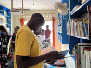 A glimpse of Kampala's newest community library.
