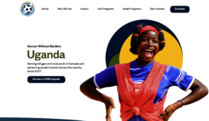 Soccer Without Borders newly redesigned website