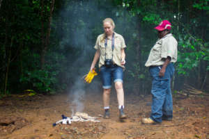 Indigenous ranger holds smoking ceremony on Lot 46