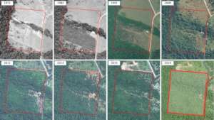 Lot 46 to Kurranji Bubu - Aerial Timeline