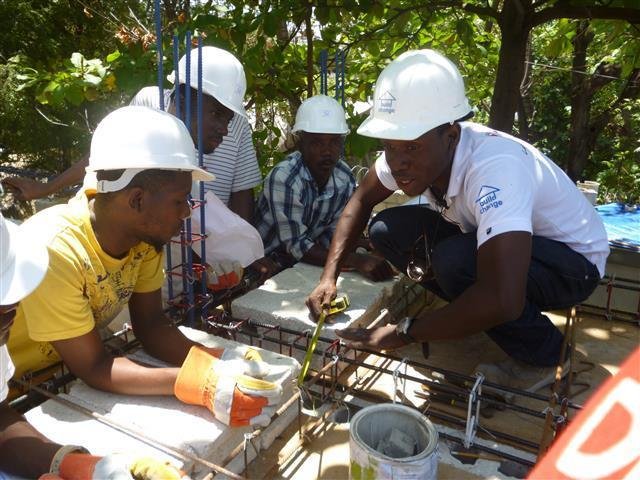 Train four builders in Haiti to build safer homes