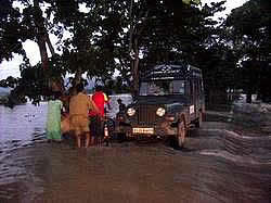 MVS in action during floods