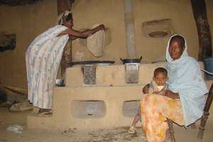 The engera, the traditional food in Eritrea