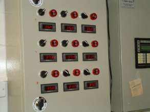 Electronic sensor control panel, incubation center