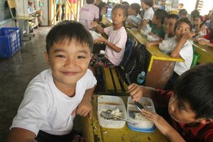 Alang-Alang Central Elementary School Kids