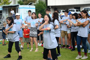Dancing with Down's Syndrome kids
