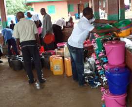 Sanitation supplies delivered to families