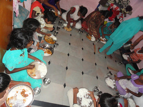 sponsorship of children by donating food in india
