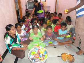 sponsorship of snacks to deprived children india