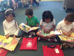 Sharing books from the red RAR book bags