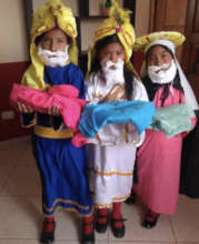 CW girls bearing gifts at holiday time