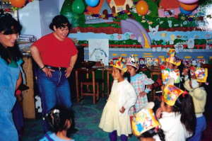 Ruth & Gloria - first CW school class for girls