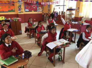 School class time and all are listening